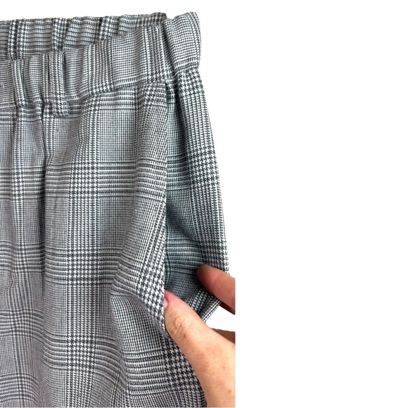 CAMI NYC- NWT, Women’s ‘Oriane’ Pant, Plaid, Flare Wide-Leg - Black/White, Small - Picture 10 of 13